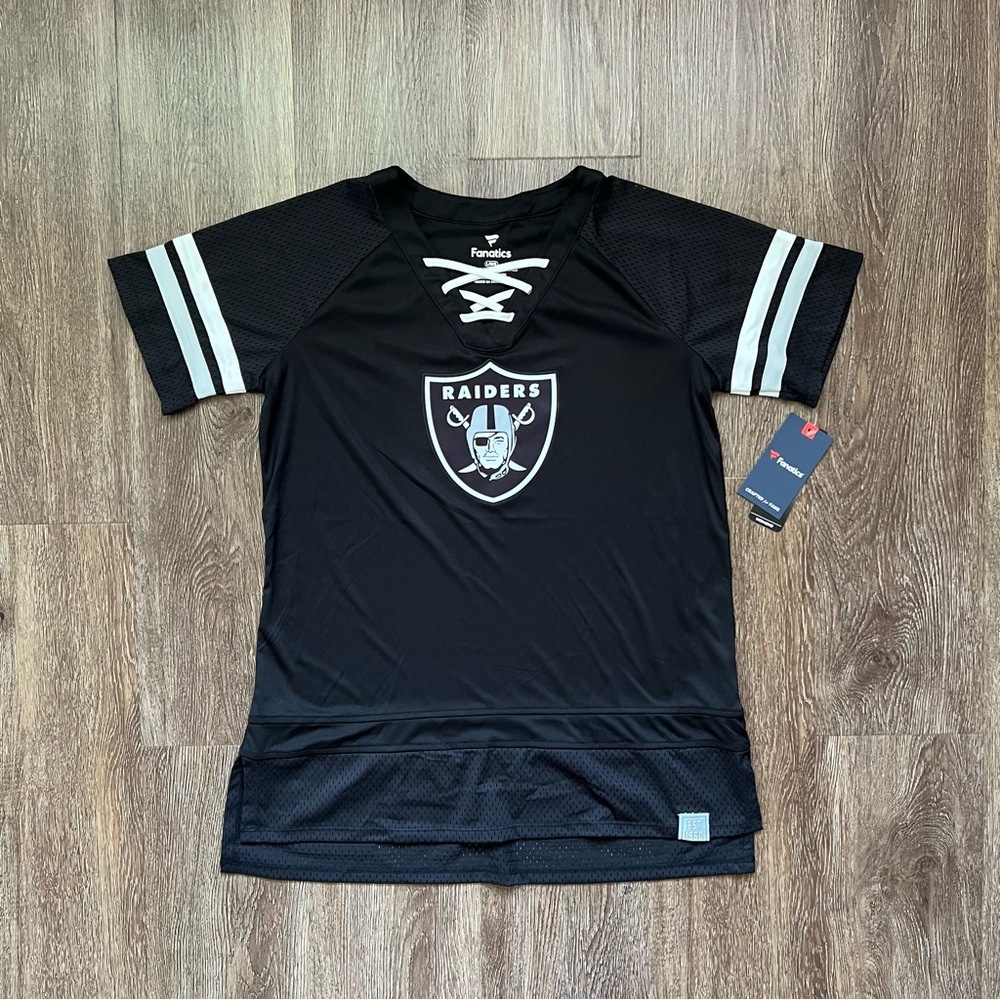 Raiders women’s Black Jersey style shirt